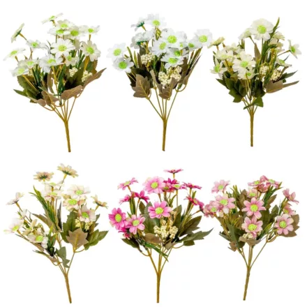 Margaréta, bogyós csokor 16v. M29cm 36db/#