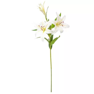 Liliom szálas 3v. fehér M94cm 18db/#