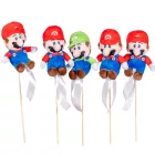 Pálcás plüss Mario 5db/csom (db ár)