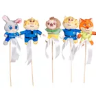 Pálcás plüss Zootropolis 5db/csom (db ár)