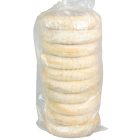 Szizállal cirokkal tekert széna alap fehér 25cm