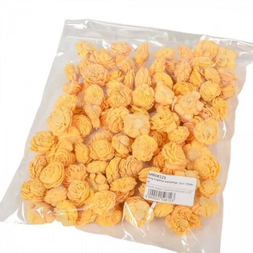 Ming boglárka aranysárga 2cm 100db-os