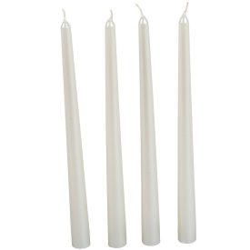 Metál sziluett gyertya 310 mm fehér 4db/csom (db ár)