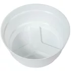 Műanyag tál Y aljú fehér D15cm M6,5cm