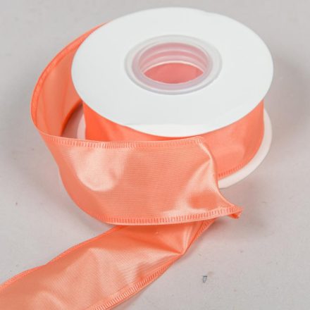 Szatén szalag drótos   4cm*10y      LAZAC