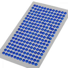 Matrica öntapadós gyönggyel sötétkék