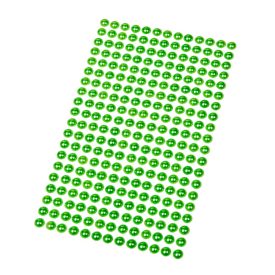 Matrica öntapadós gyönggyel világoszöld