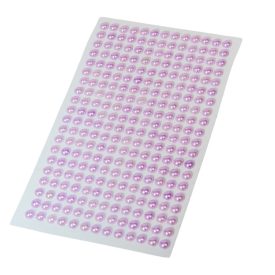 Matrica öntapadós gyönggyel lila