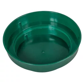 Műanyag tál kerek zöld D10,5 cm  M3cm 