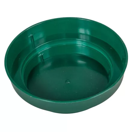 Műanyag tál kerek zöld D10,5 cm  M3cm 