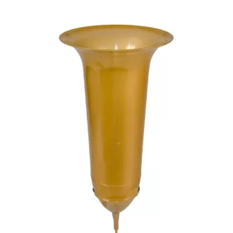 Műanyag sírváza leszúrós kicsi D11cm M23,5cm