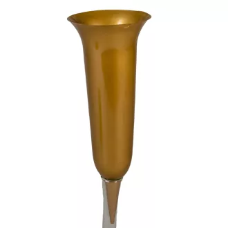 Műanyag sírváza leszúrós nagy D13,5cm M38,5cm