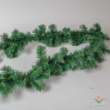 Karácsonyi dekor girland 160ág 12cm-es   275cm