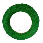 Szizállal tekert széna alap zöld 15cm