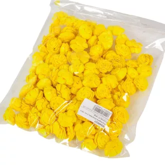 Ming boglárka vil. sárga 2cm 100db-os