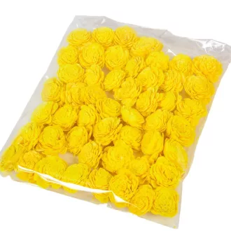 Ming boglárka vil.sárga 4cm 50db-os