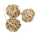 Vesszőlabda 3cm natúr 18db-os