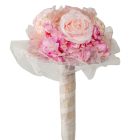 Rózsás, csipkés csokor 30cm