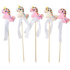 Pálcás plüss unikornis kicsi 5db/ csom (db ár)