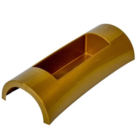 Műanyag domború tégla forma arany  30x13x6 cm
