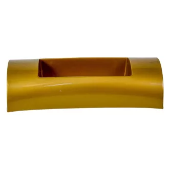 Műanyag domború tégla forma arany  30x13x6 cm