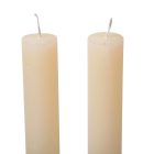 Rusztikus szálas gyertya ivory 27x225mm 2db/csom (db ár)