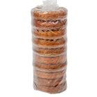 Szizállal tekert széna alap barna 12cm