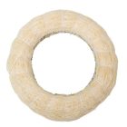 Szizállal tekert széna alap fehér 12cm