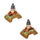 Sírdísz domború arany tálban üvegmécsessel és szárazvirággal M21x21cm