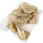 Lótusz szárított 8-10cm arany 9 db-os