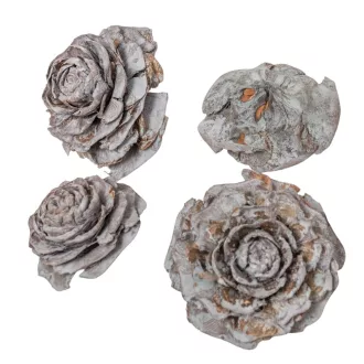Cédrus rózsa zuzmarás szürke 5-7cm 17dkg/csom