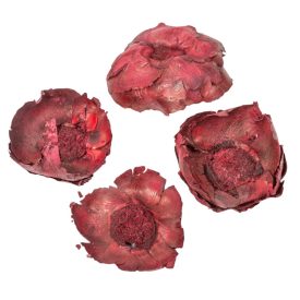 Kókusz virág festett burgundy 20dkg/csom