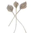 Pálma levél mini szárított havas szürke 10db-os