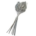 Pálma levél közepes falfestékes szürke 8db-os