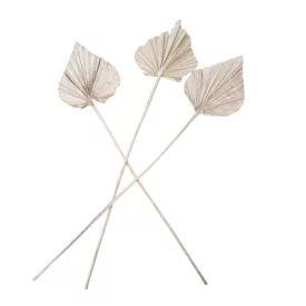 Pálma levél közepes zuzmarás fehér 8db-os