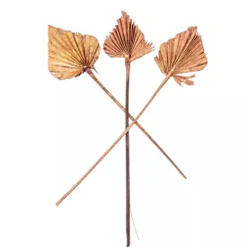 Pálma levél közepes barna 8db-os