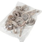 Kos szarv szárított falfestékes fehér 6db-os