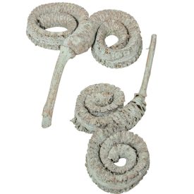 Kos szarv szárított falfestékes mud zöld 6db-os