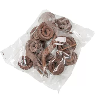 Kos szarv szárított falfestékes old pink 6db-os