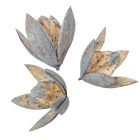 Wild lily falfestékes szürke 9db-os