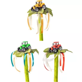 Ballagási csokor traktorral szalaggal 25cm