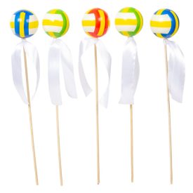 Pálcás színes labda 5db/csom (db ár)