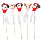 Pálcás plüss mickey egér 5db/csom (db ár)