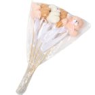 Pálcás plüss maci puha  5db/csom (db ár)