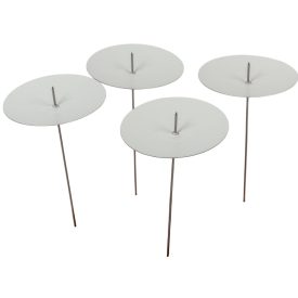 Gyertyatüske nagy tányéros  D8x15cm 4db-os