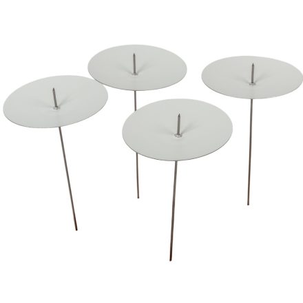 Gyertyatüske nagy tányéros  D8x15cm 4db-os