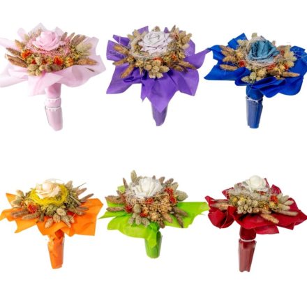 Ballagási csokor rózsás 22cm