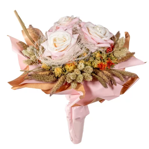 Ballagási csokor rózsás 27cm