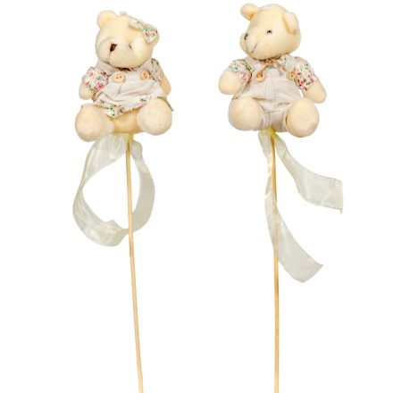 Pálcás ballagó betűző plüss maci