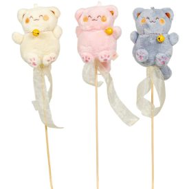 Pálcás ballagó betűző plüss cica 